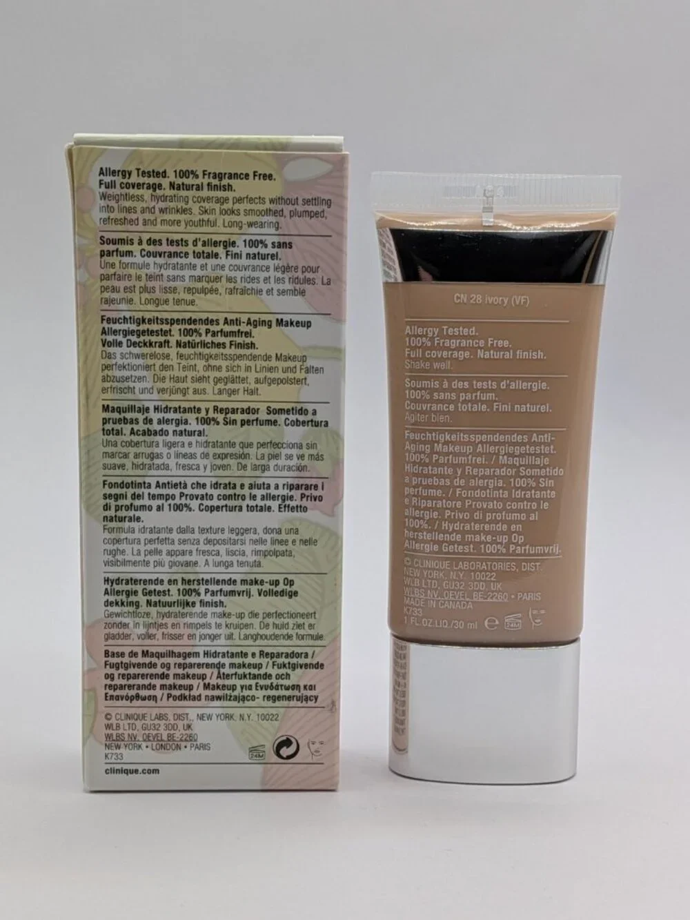 Clinique Even Better Refresh Foundation CN 28 Ivory 1 oz 30 ml